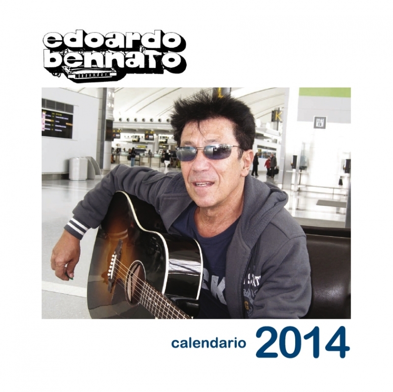 Edoardo Bennato<br>Calendario 2014 Edoardo Bennato da parete