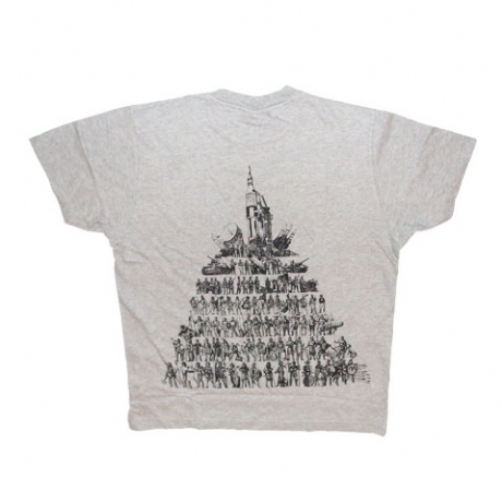 Maglietta Edoardo Bennato - Torre di Babele - Grigio chiaro