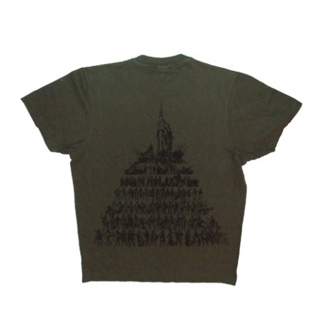 Maglietta Edoardo Bennato - Torre di Babele - Verde scuro Retro